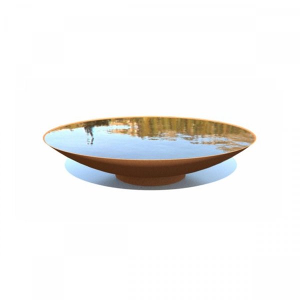 Corten Steel Water Bowl